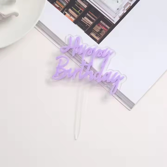 HB Tag - Acrylic Cloud Transparent